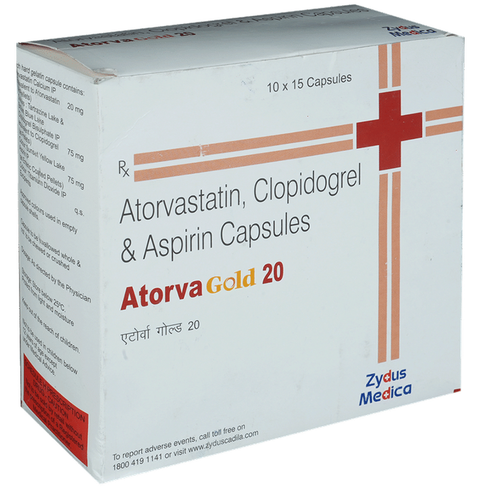 Atorva Gold 20 Capsule