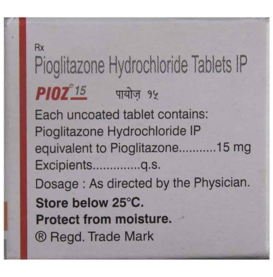 PIOZ 15 Tablet