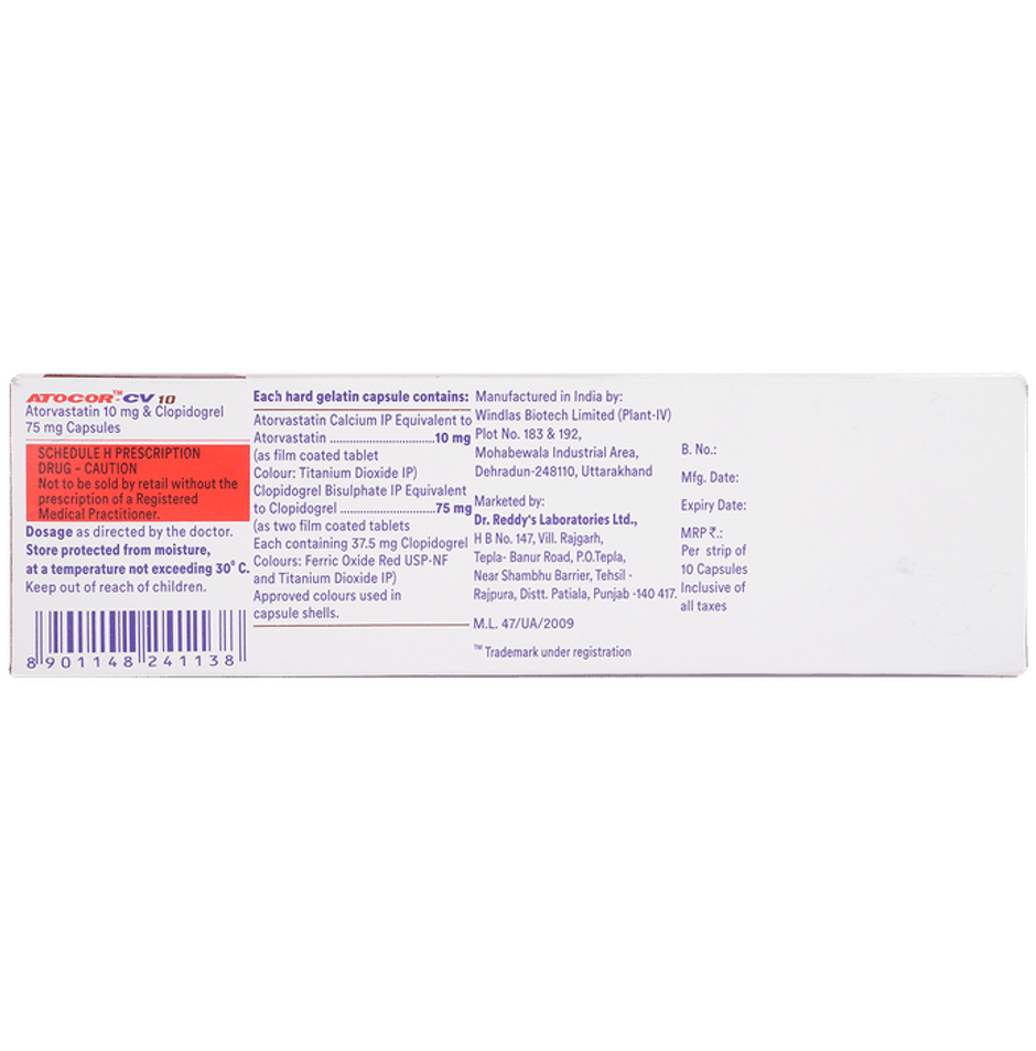 Atocor-CV 10 Capsule