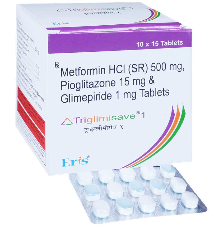 Triglimisave 1 Tablet SR