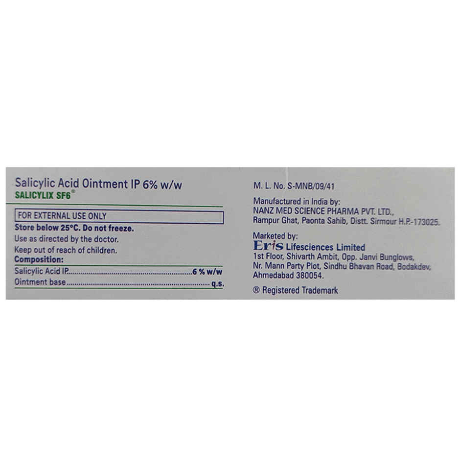 Salicylix SF6 Ointment