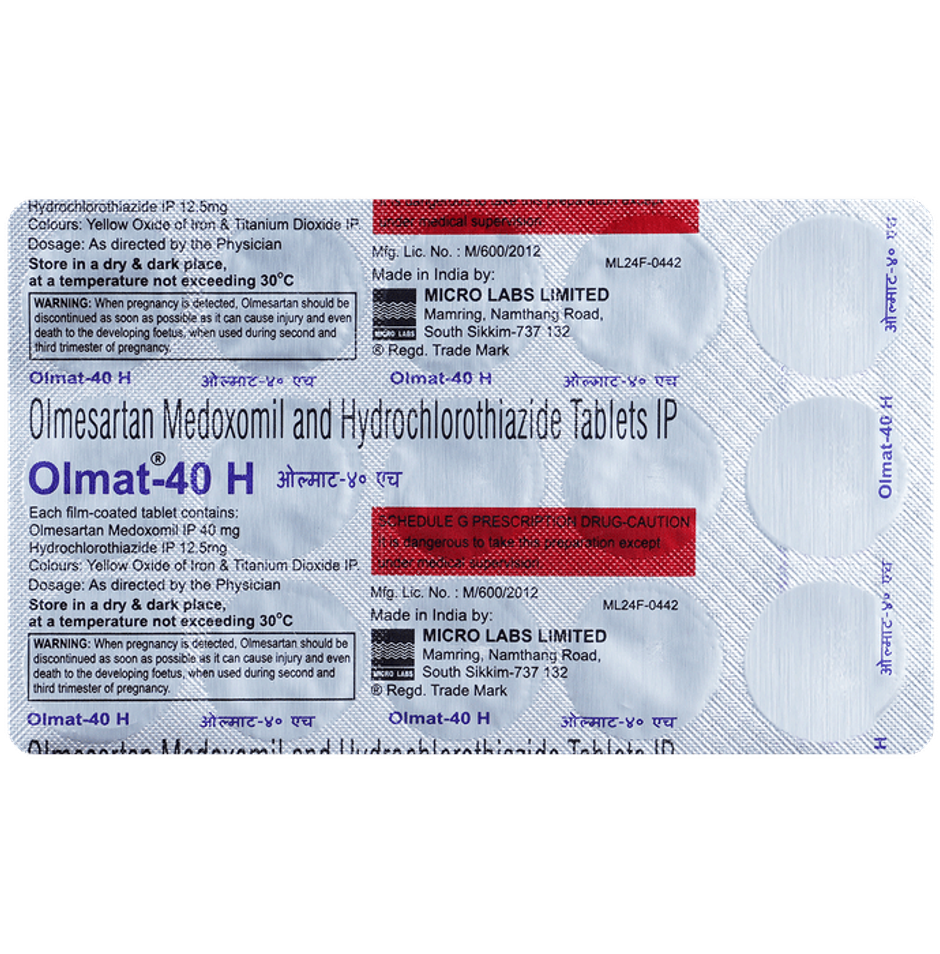 Olmat-40 H Tablet