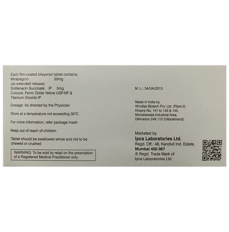 Mirbeg-S 50 Tablet ER