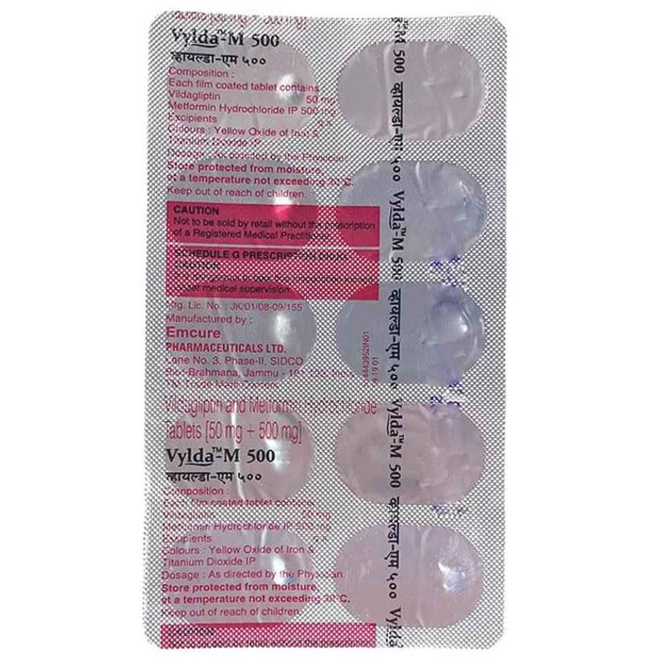 Vylda-M 500 Tablet
