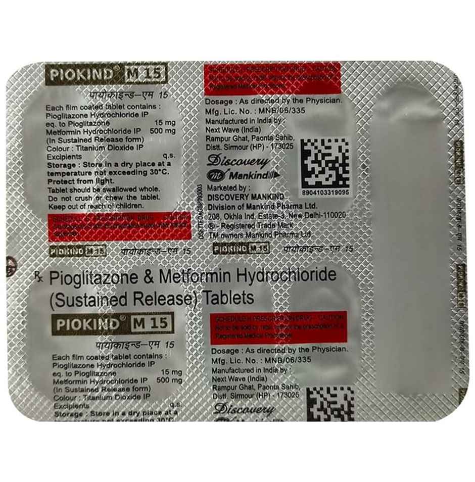 Piokind-M 15 Tablet