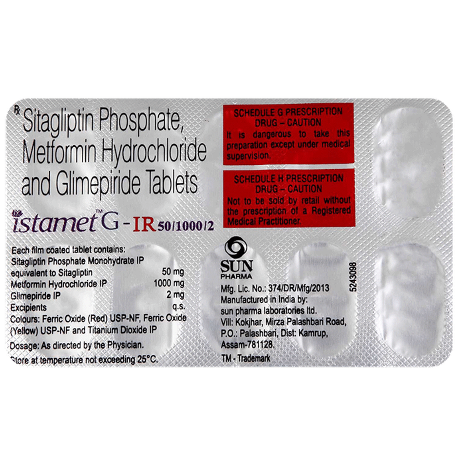 Istamet G-IR 50/1000/2 Tablet