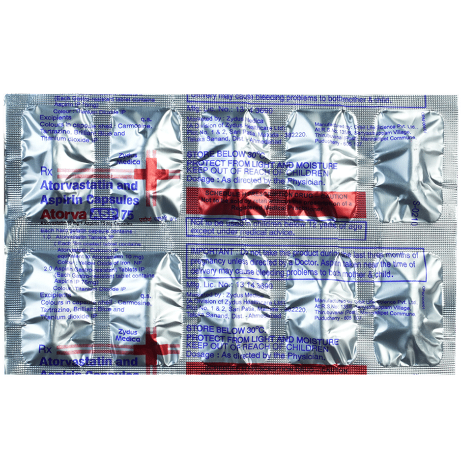 Atorva ASP 75 Capsule