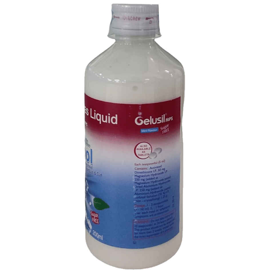Gelusil MPS Xtracool Mint Flavour  Sugar Free Oral Liquid 