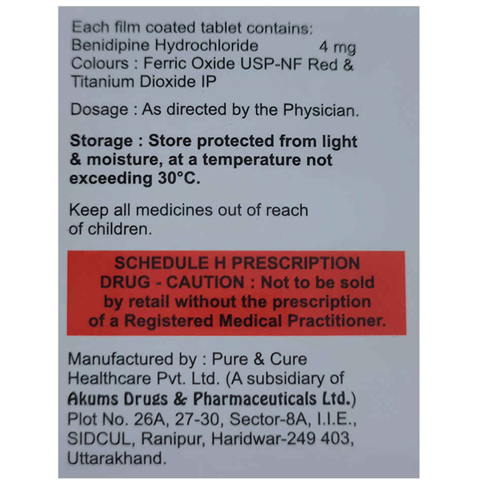 Benitowa 4 Tablet
