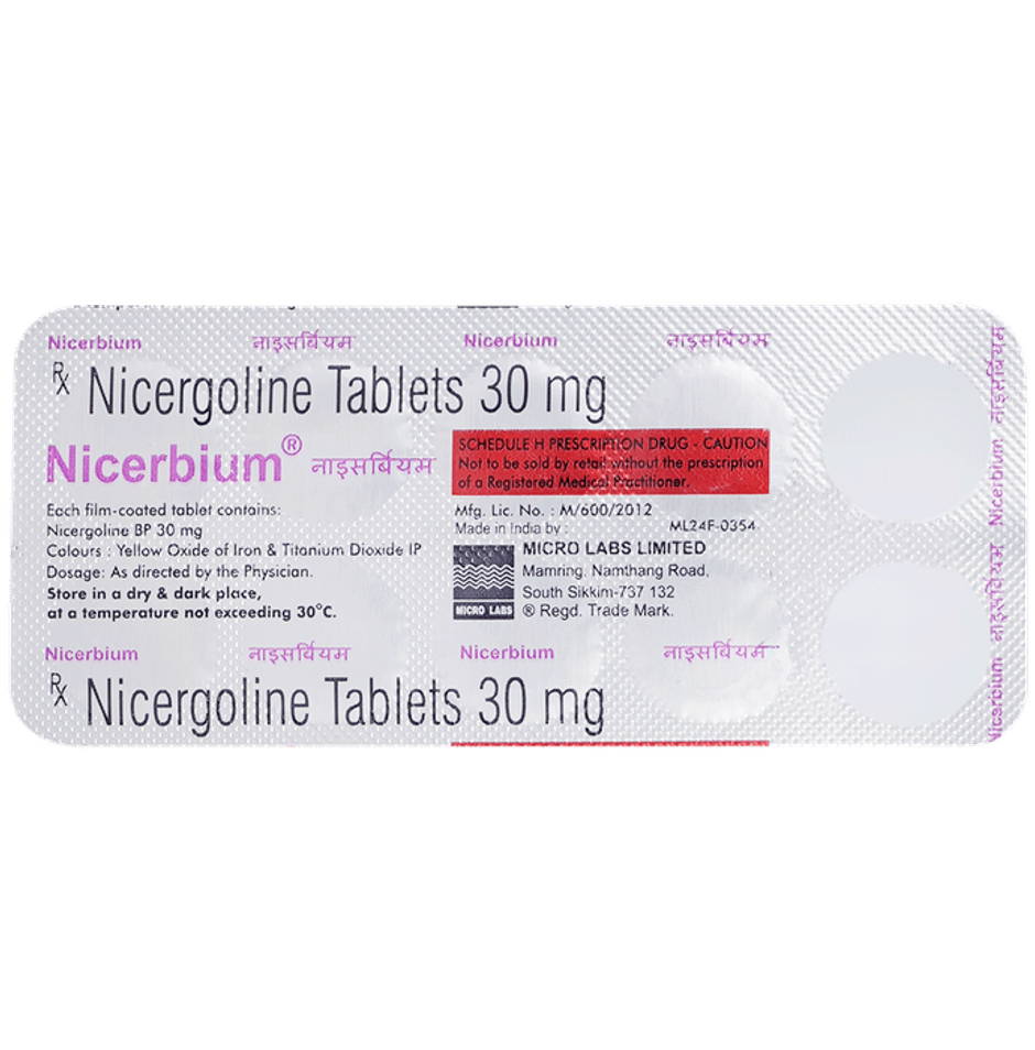 Nicerbium 30mg Tablet