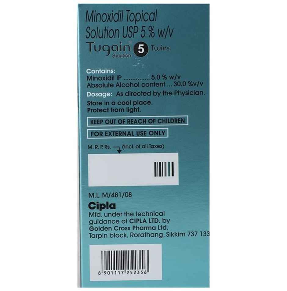 Tugain Twins 5 Topical  Solution