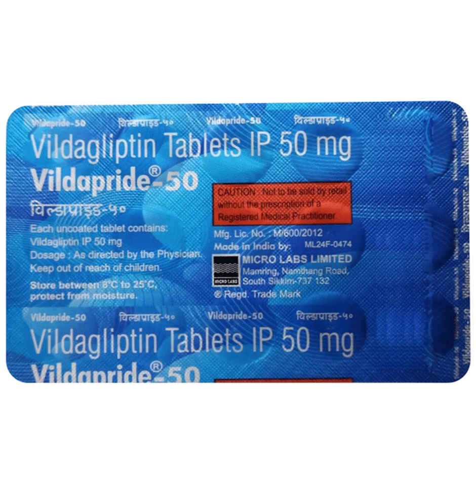 Vildapride-50 Tablet