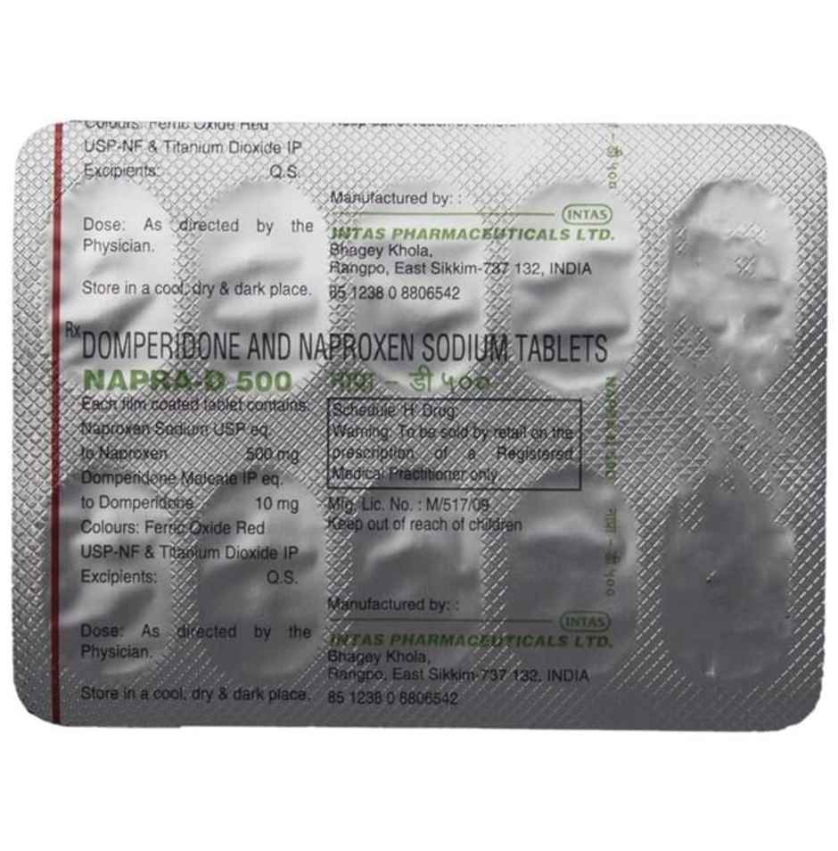 Napra-D 500 Tablet