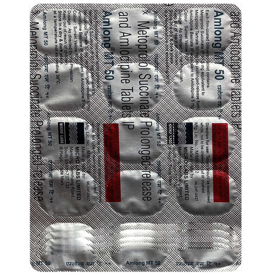 Amlong MT 50 Tablet PR