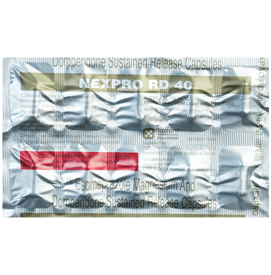 Nexpro RD 40 Capsule SR