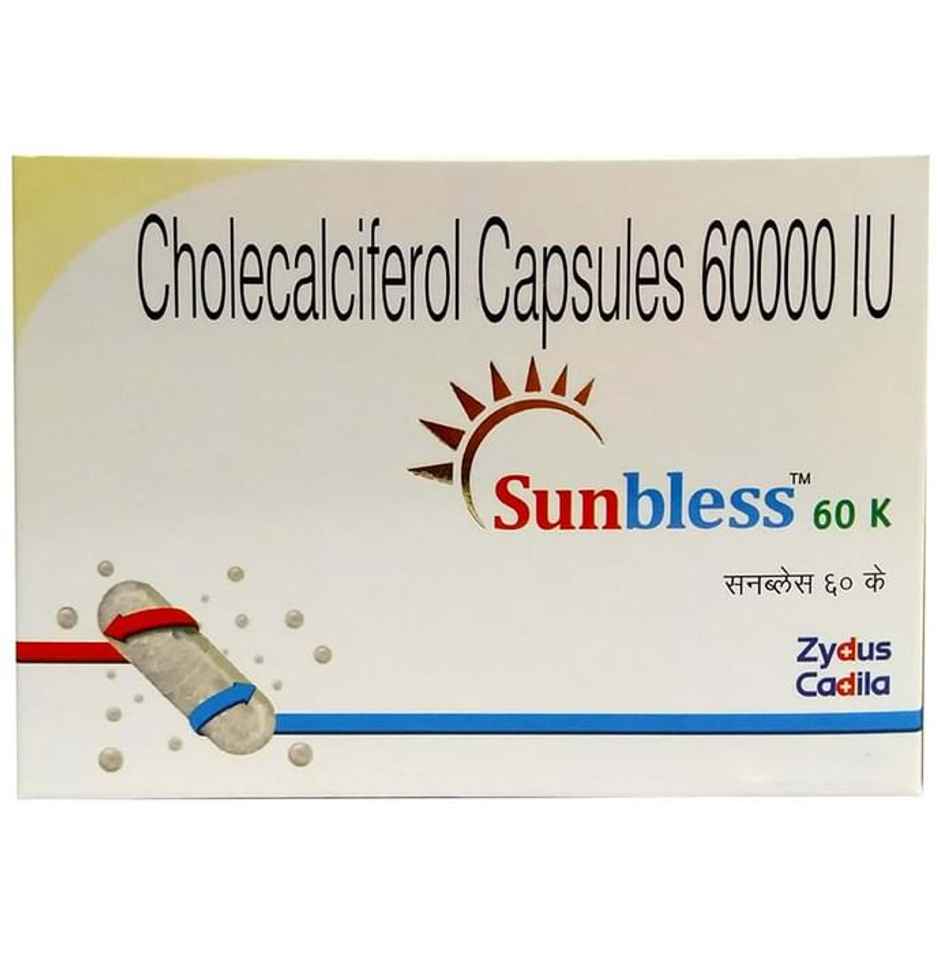 Sunbless 60K Vitamin D3 Capsule