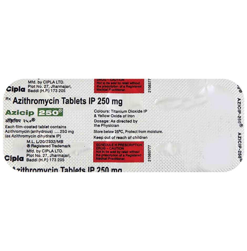 Azicip 250 Tablet