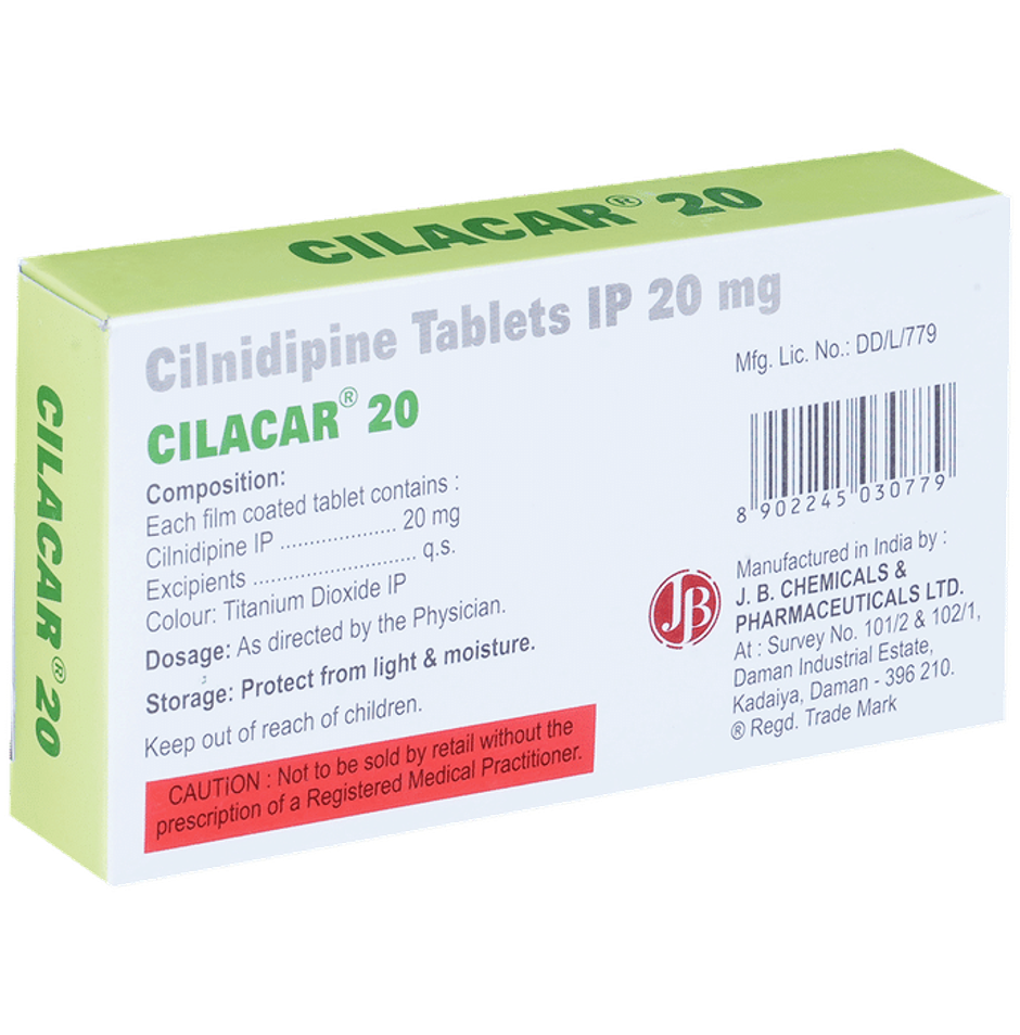 Cilacar 20 Tablet