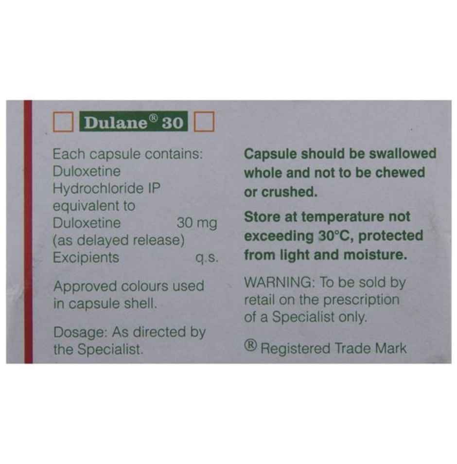 Dulane 30 Capsule DR