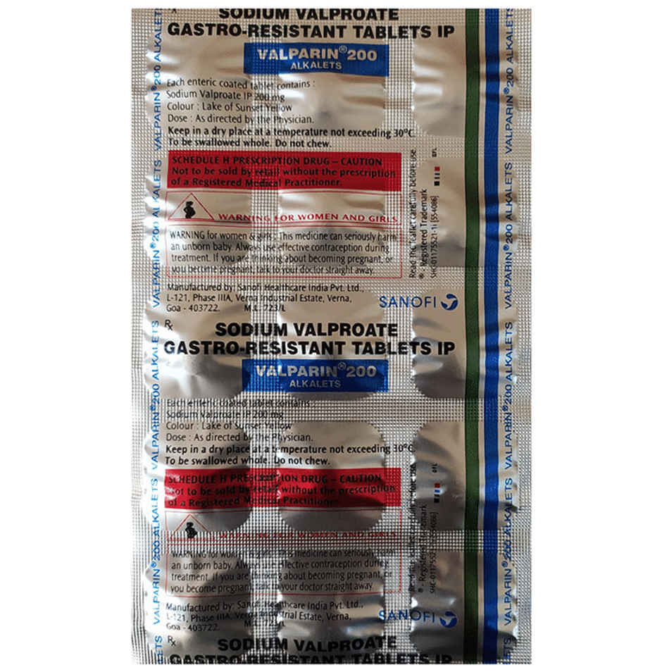 Valparin 200 Alkalets Tablet