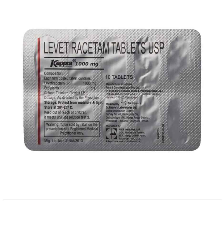 Keppra 1000mg Tablet