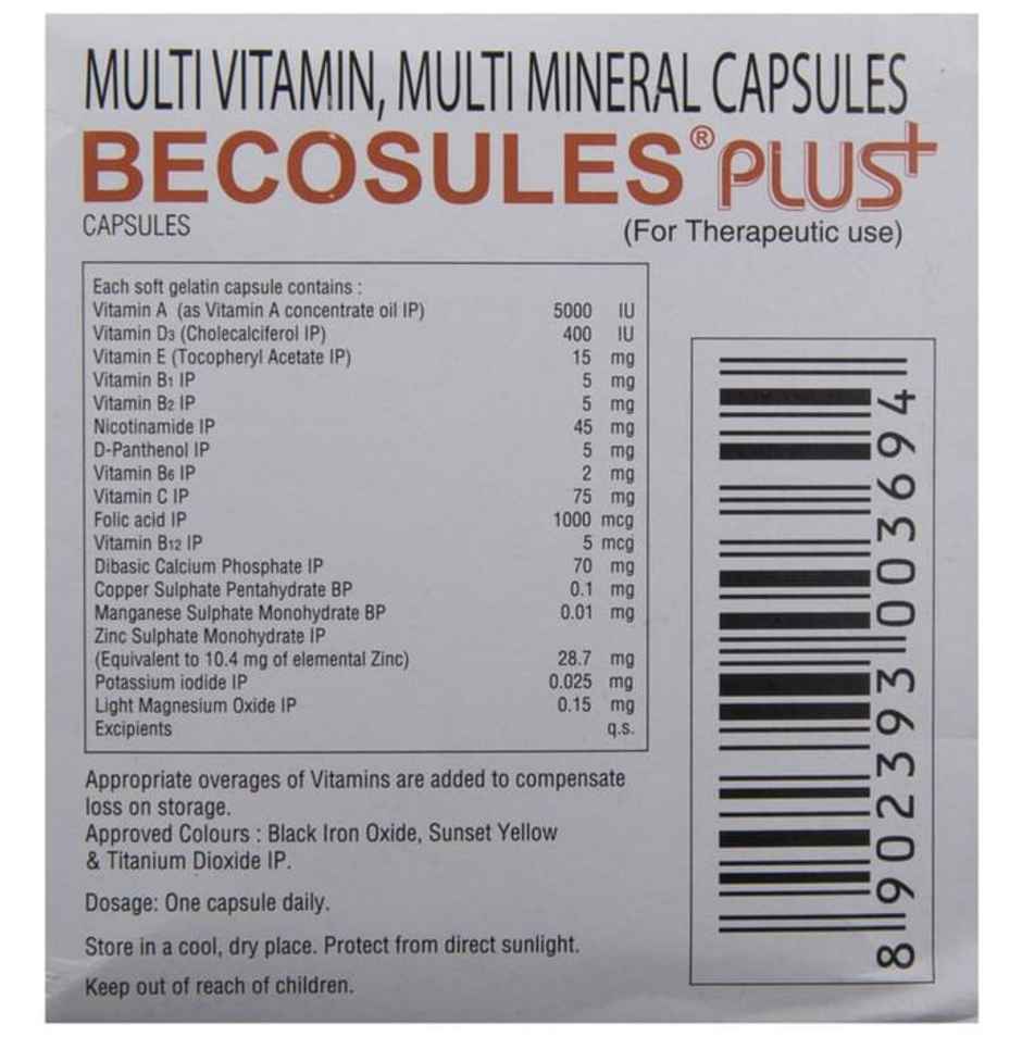 Becosules Plus Capsule