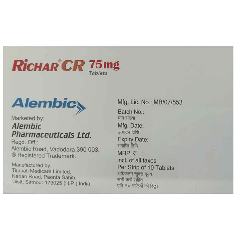 Richar CR 75mg Tablet