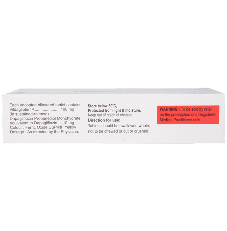 Vildapride-D 100mg/10mg Tablet SR