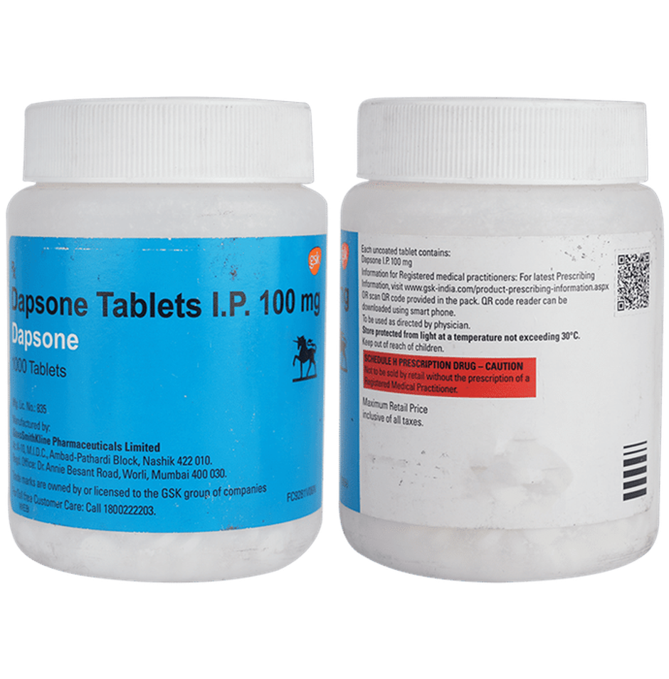 Dapsone 100mg Tablet