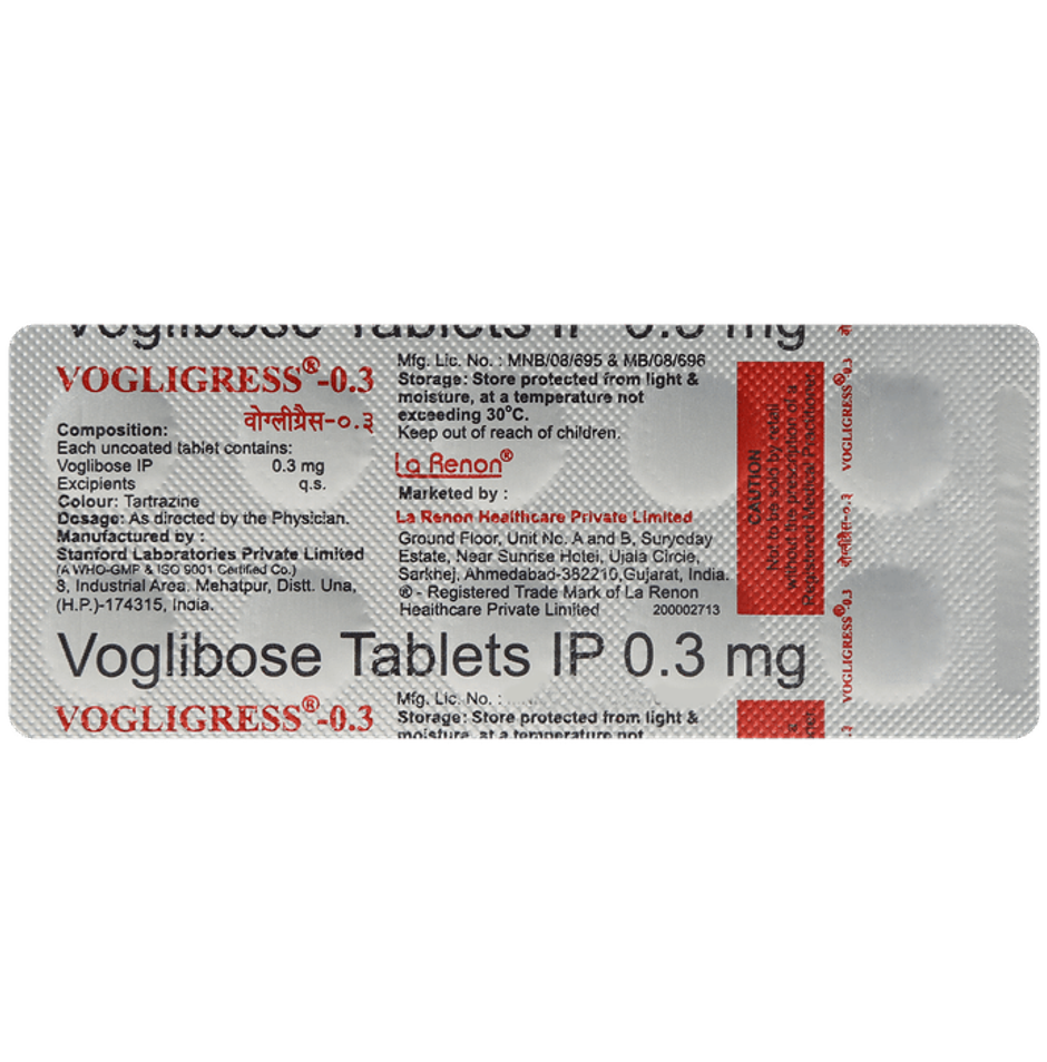 Vogligress-0.3 Tablet