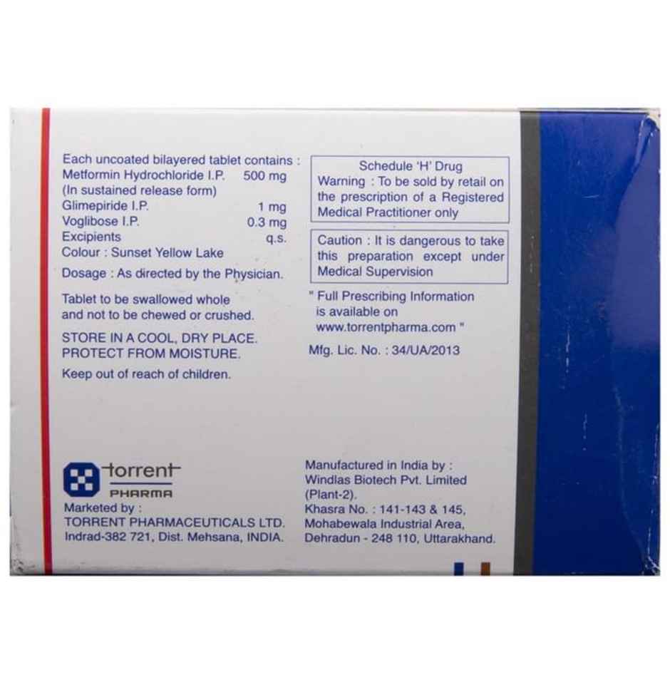 Trivoglitor Forte 1 Tablet SR