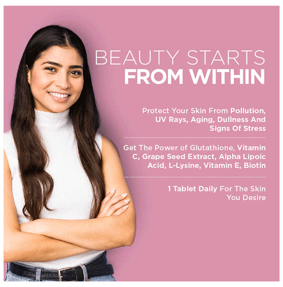 Healthkart HK Vitals Glutathione 500mg Capsule