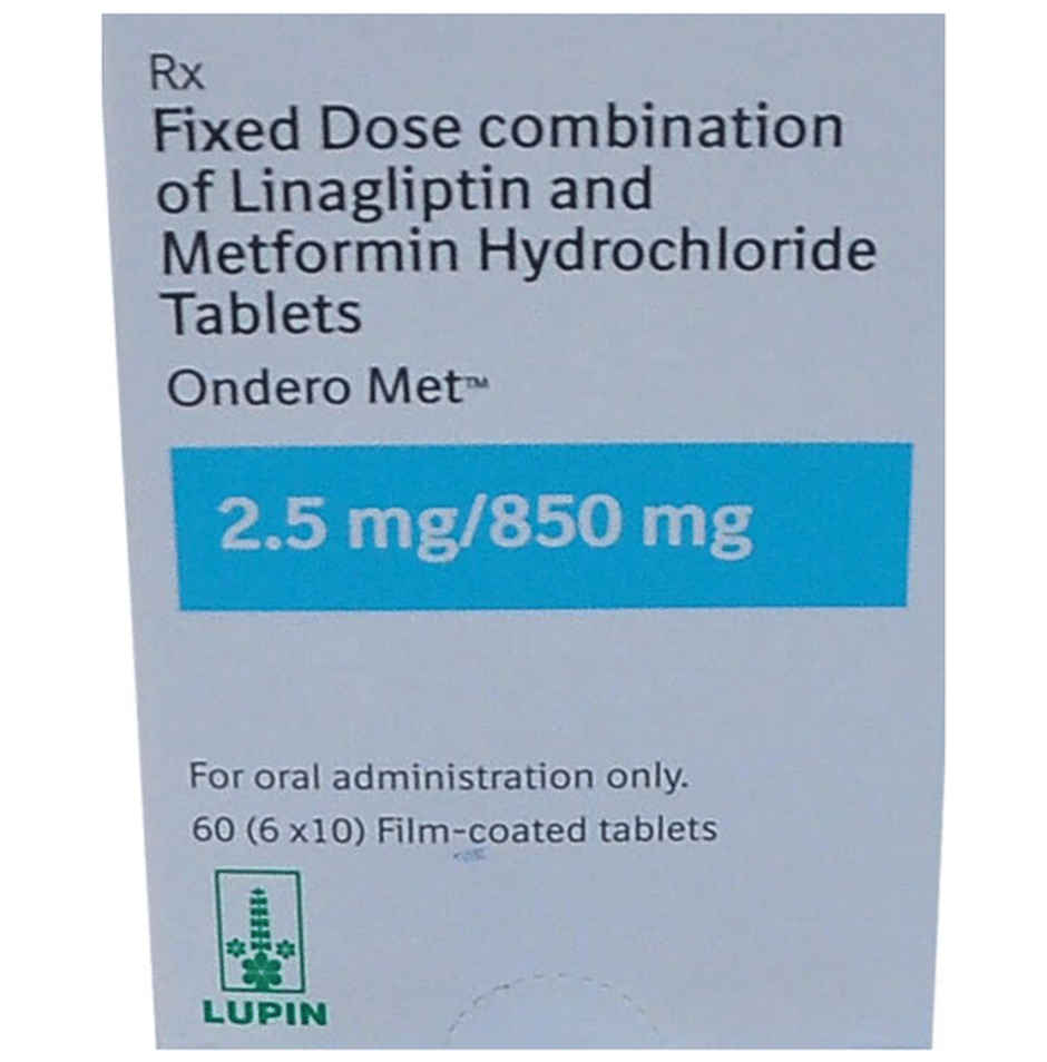 Ondero Met 2.5mg/850mg Tablet