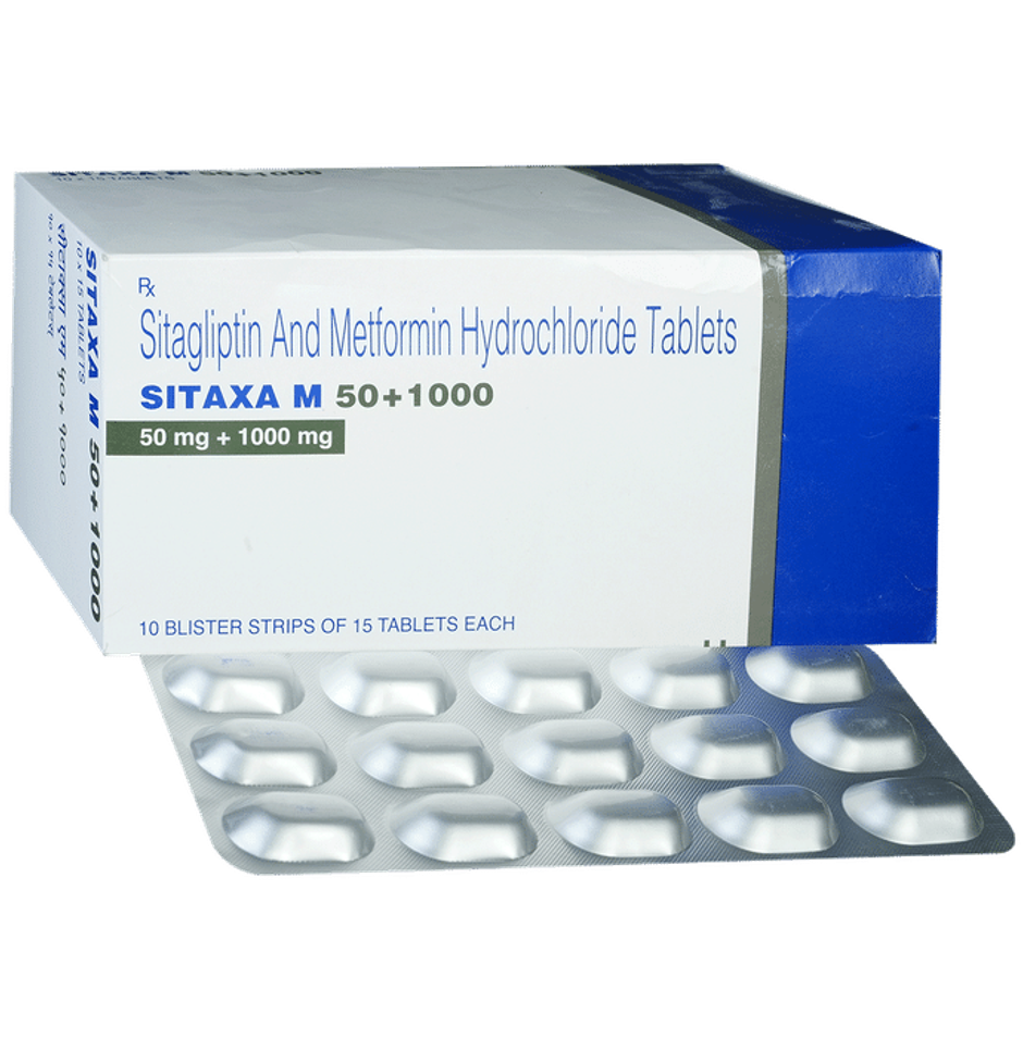 Sitaxa M 50+1000 Tablet