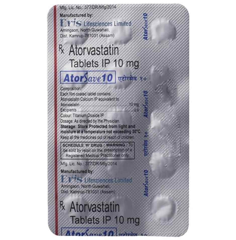 Atorsave 10 Tablet