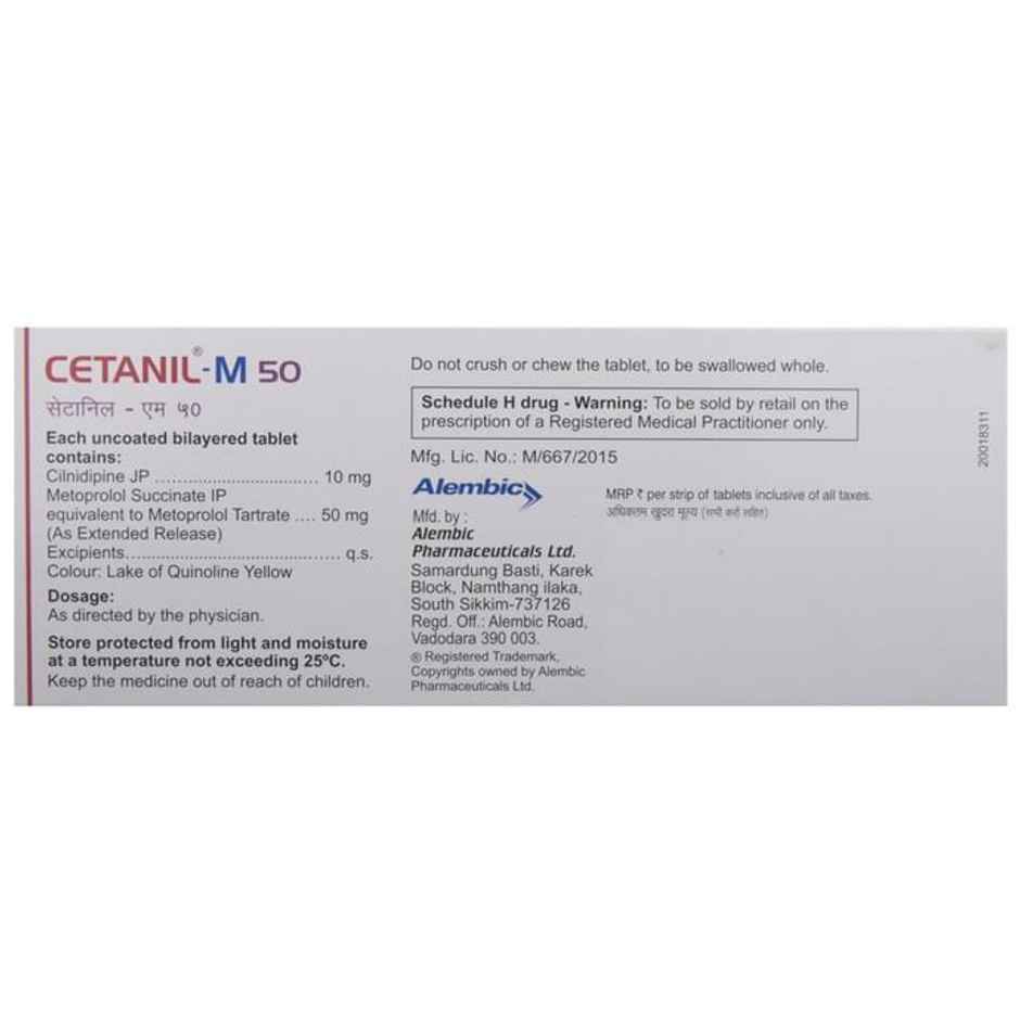 Cetanil-M 50 Tablet ER