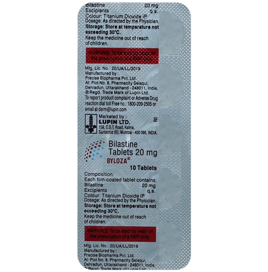 Byloza 20mg Tablet