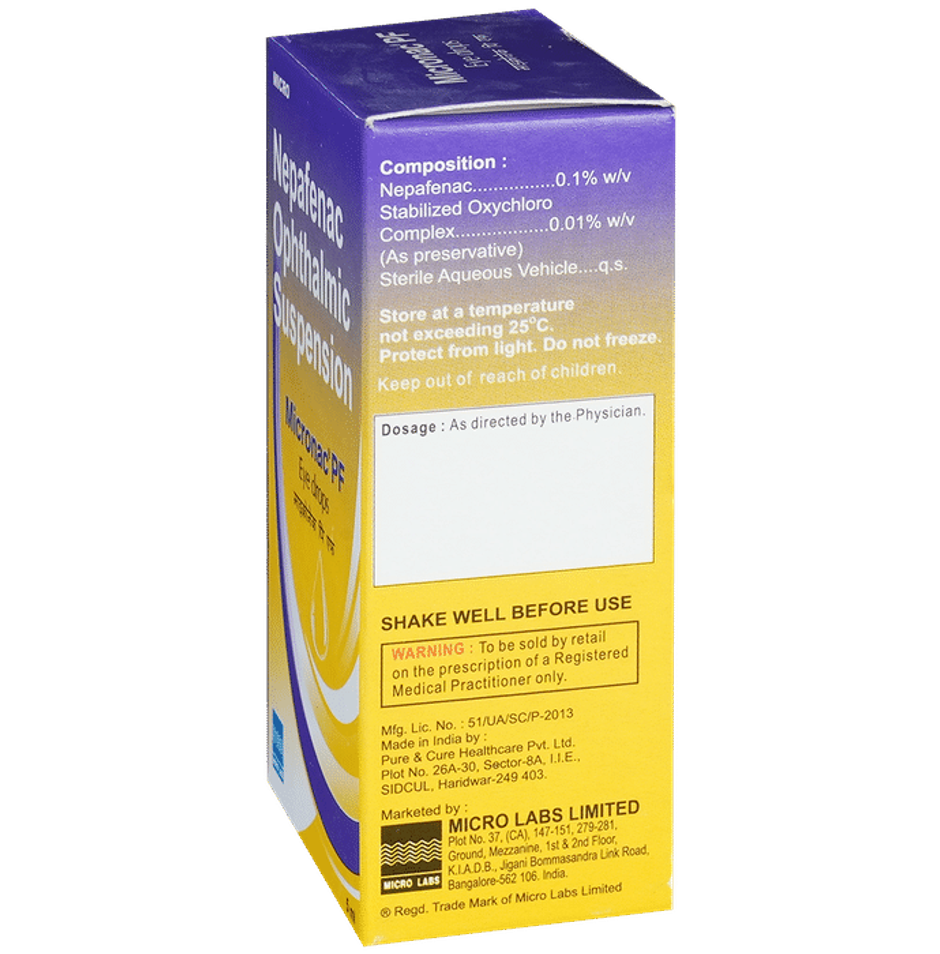 Micronac PF Eye Drop