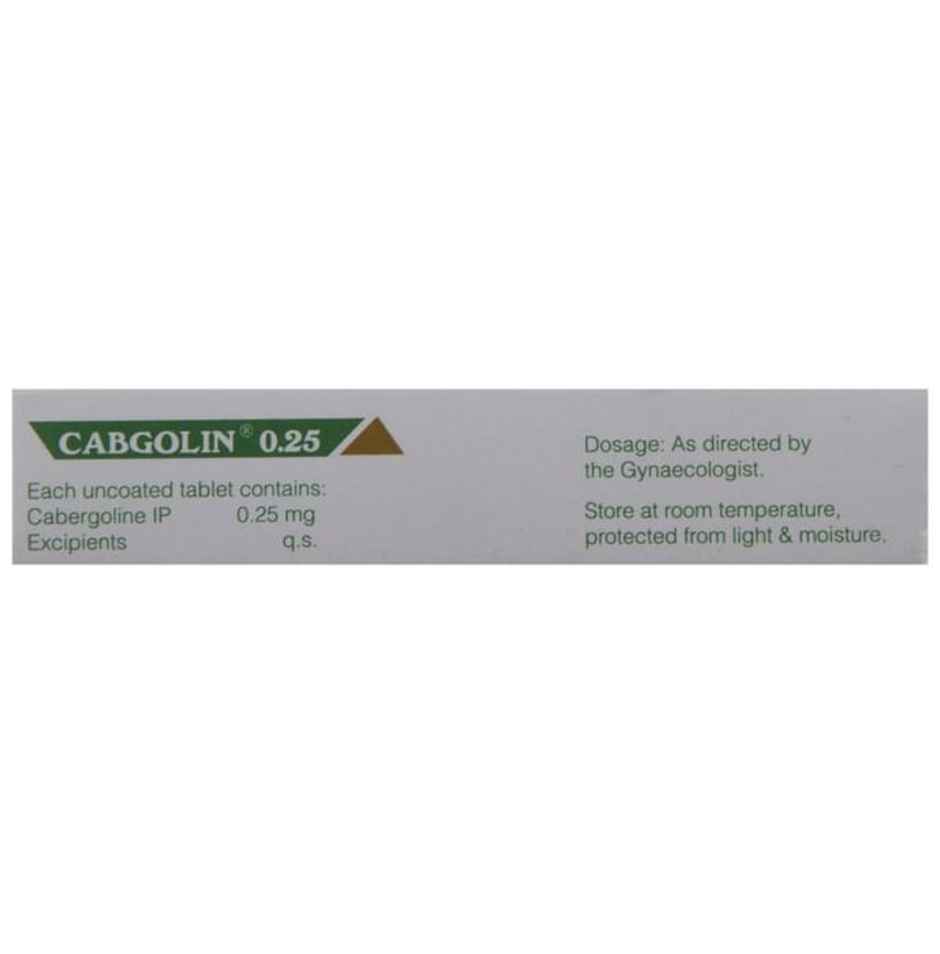 Cabgolin 0.25 Tablet