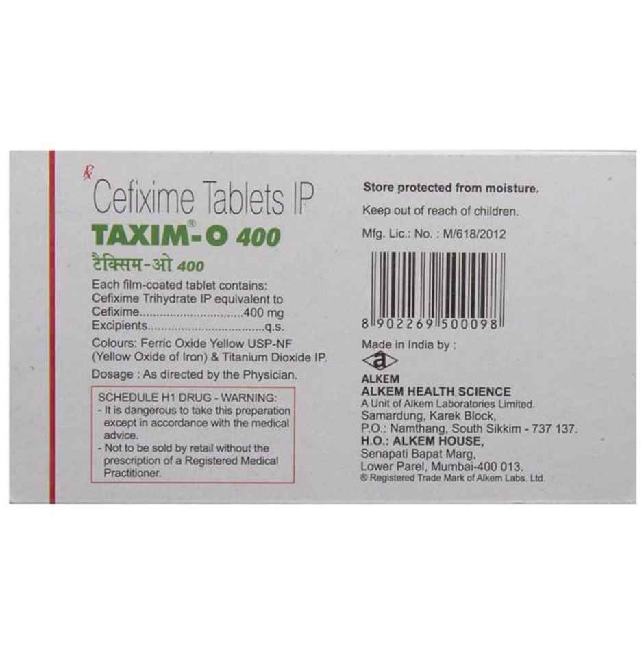Taxim-O 400 Tablet