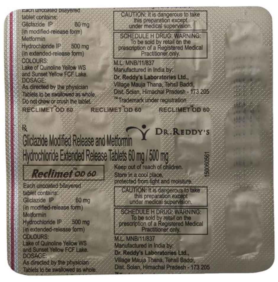 Reclimet OD 60 Tablet