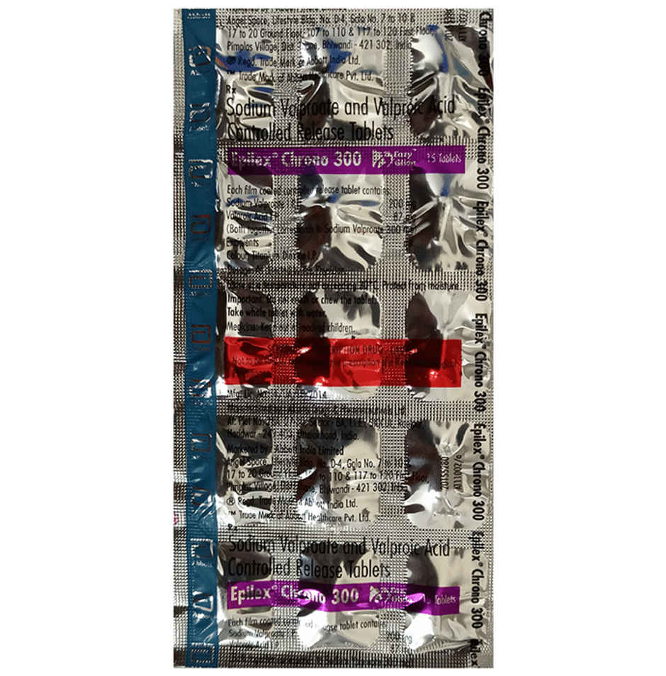 Epilex Chrono 300 Eazy Glide Tablet CR