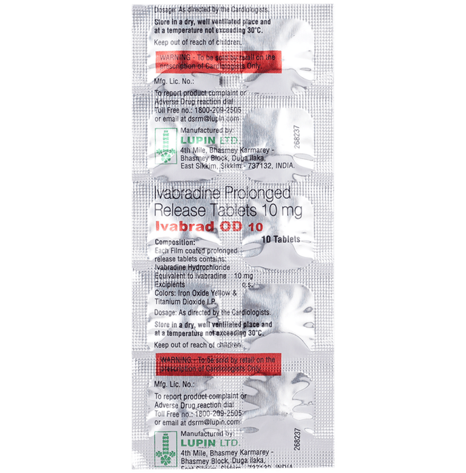 Ivabrad OD 10 Tablet PR