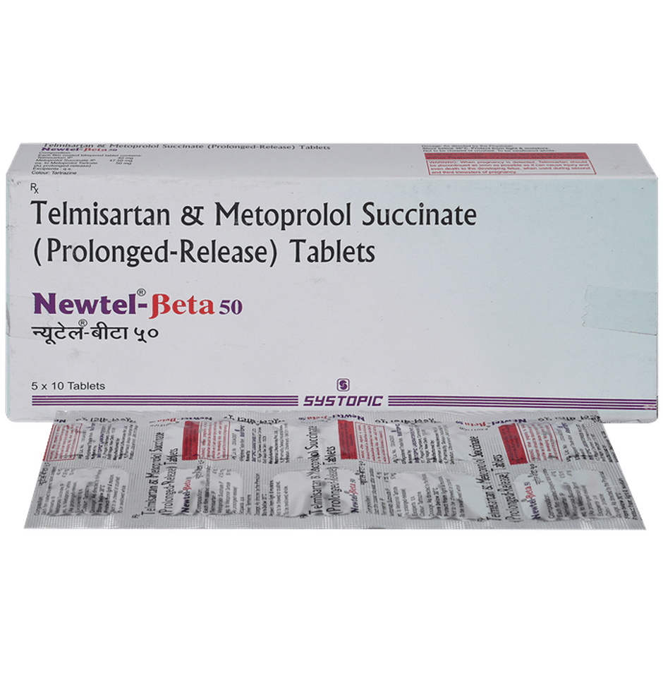 Newtel-Beta 50 Tablet PR