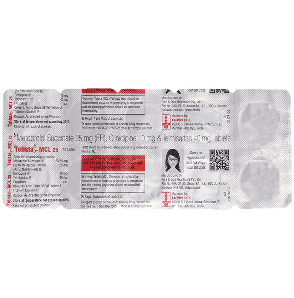 Telista-MCL 25 Tablet ER