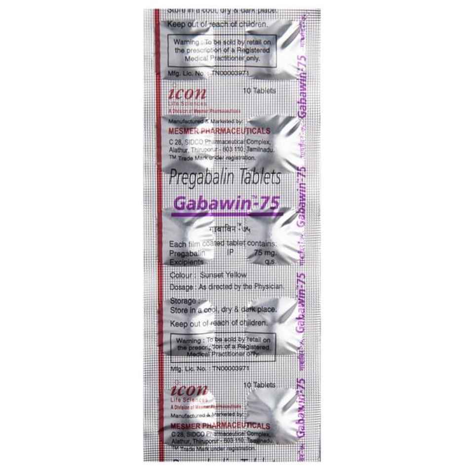 Gabawin-75 Tablet