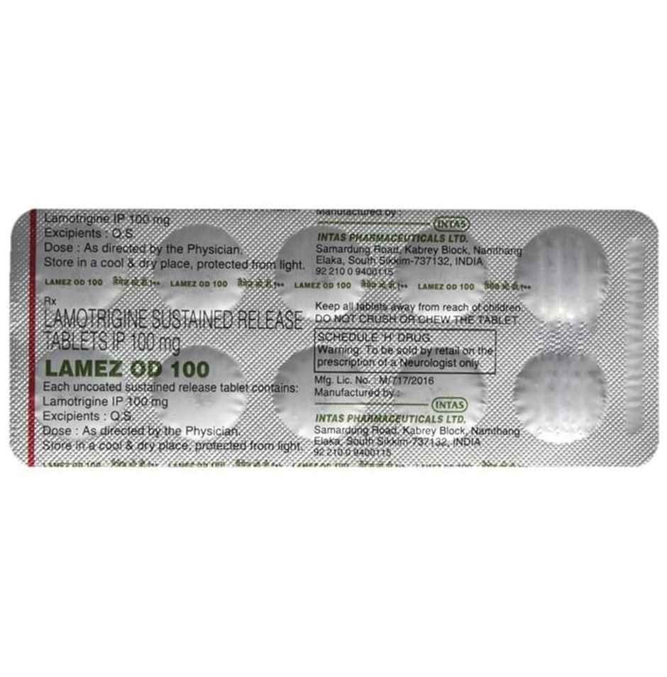 Lamez OD 100 Tablet SR