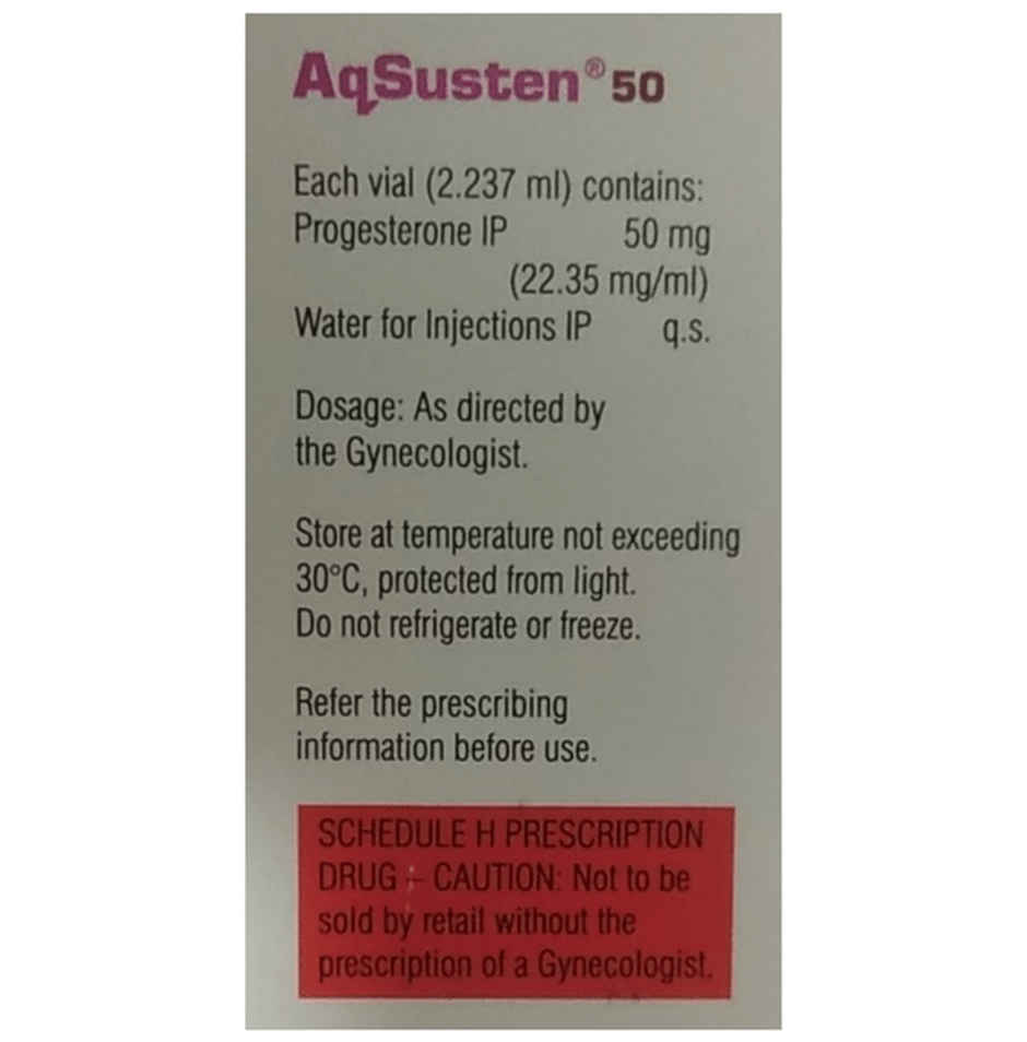 Aqsusten 50 Solution for Injection