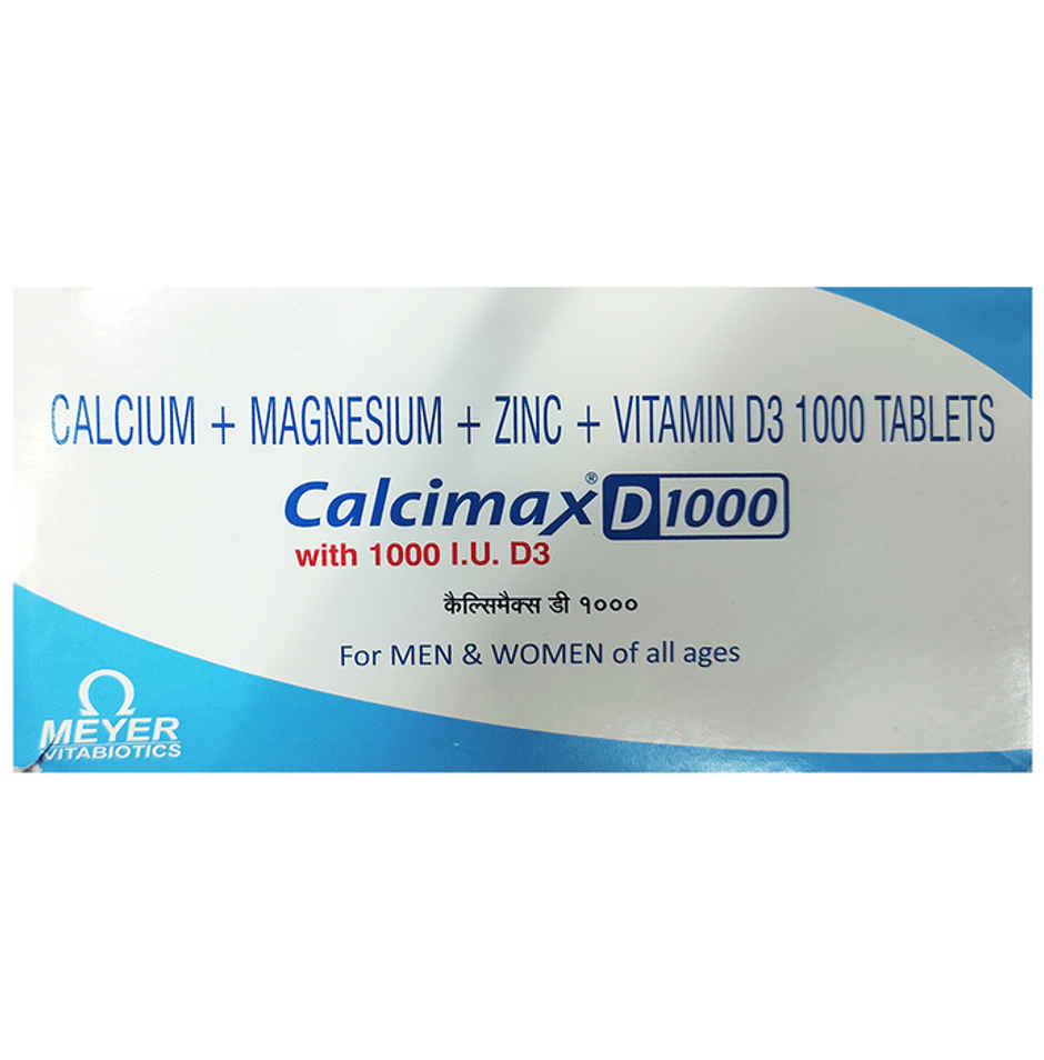 Calcimax D 1000Mg Tablet