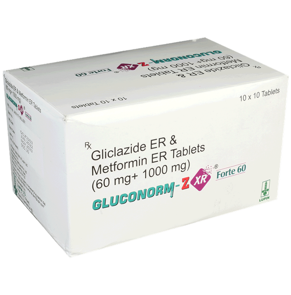 Gluconorm-Z XR Forte 60 Tablet